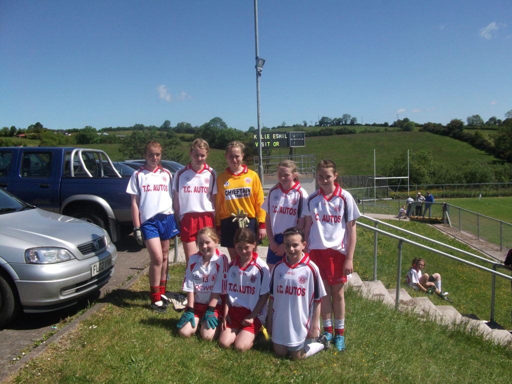 Cappagh U13 Girls representing Tyrone